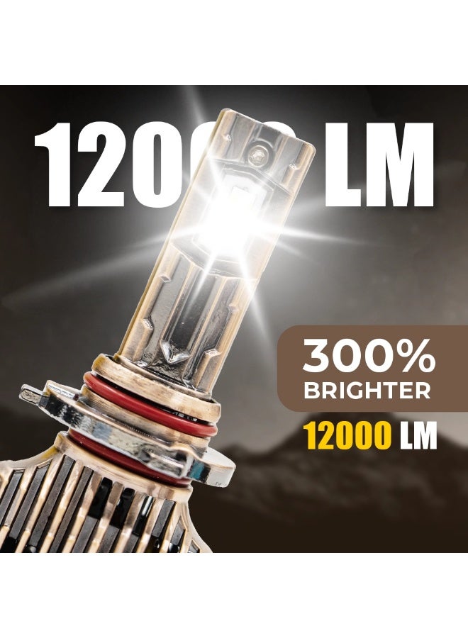توبيز LX 60 قطعتين من مصابيح LED الأصلية للسيارة بقوة 60 وات/القطعة وقوة 6000 لومن/القطعة مع درجة حرارة لون 6500 كلفن - H1 - Image 2