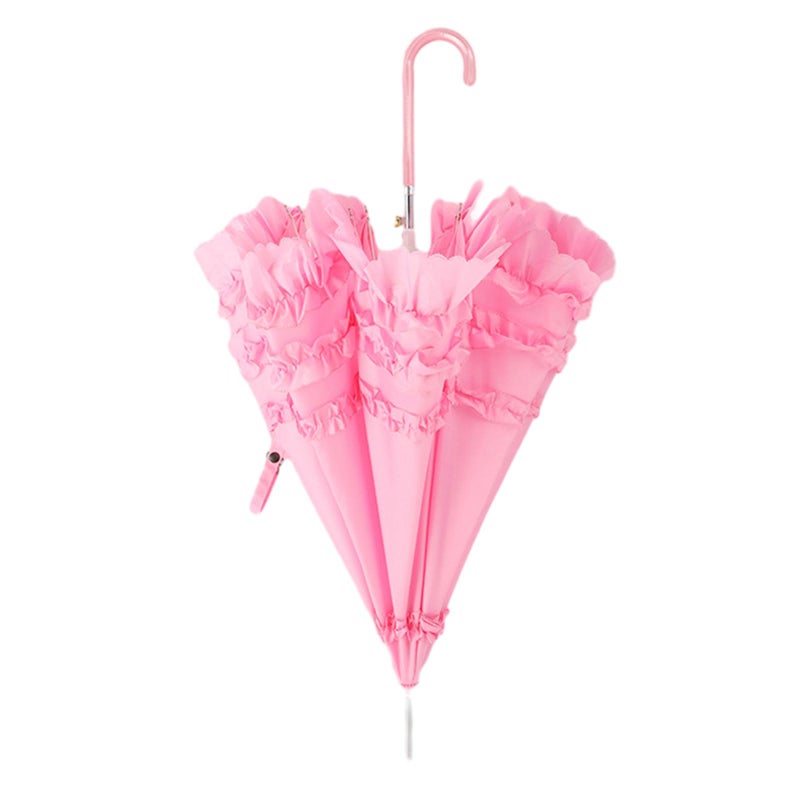Waterproof Dacron Umbrella with Fiberglass Frame - Manual Open/Close for Rain and Sun Protection - Image 1