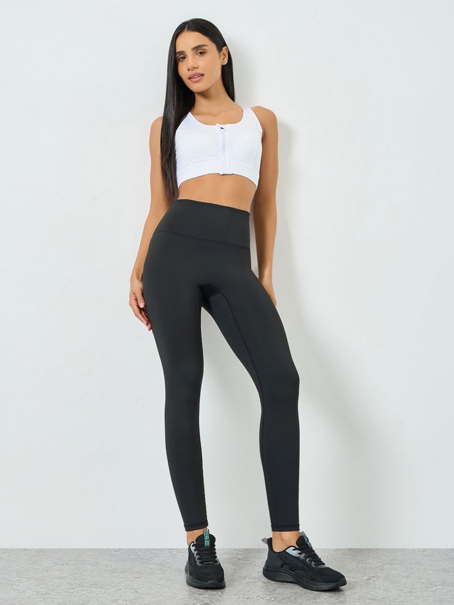 Styli Black High-Rise Leggings - Image 1