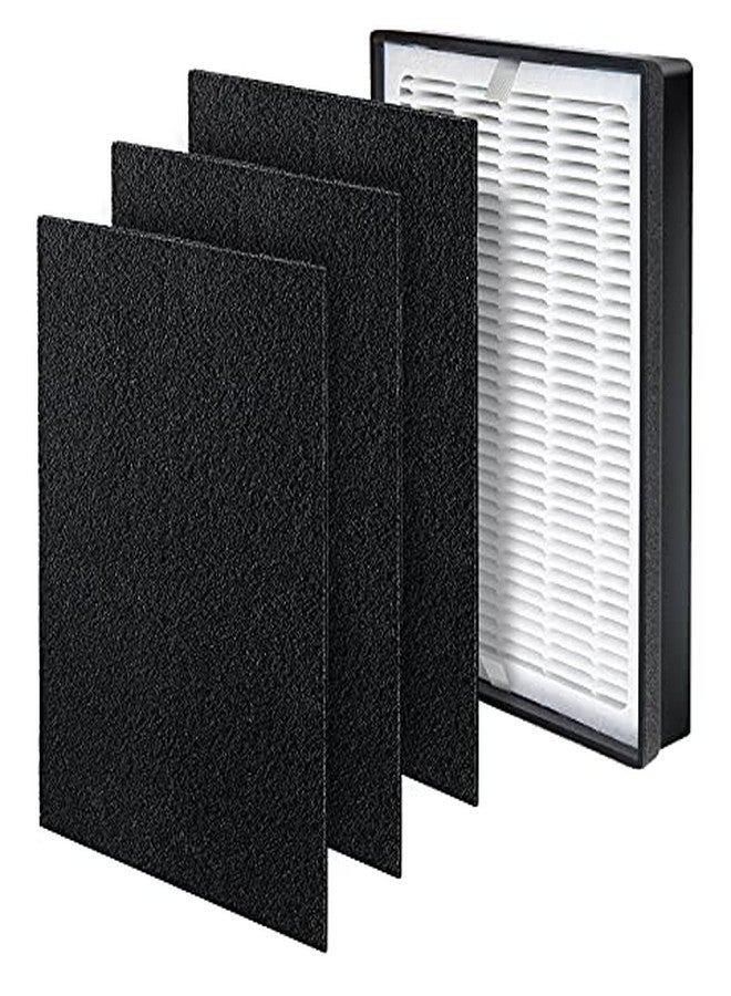 فيتي فلتر فلتر فيت - مجموعة فلاتر بديلة ممتازة لتنقية الهواء، متوافقة مع جهاز تنقية الهواء ليفويت LV-H126 (فلتر هيبا واحد، فلتر كربون 3) - Image 2