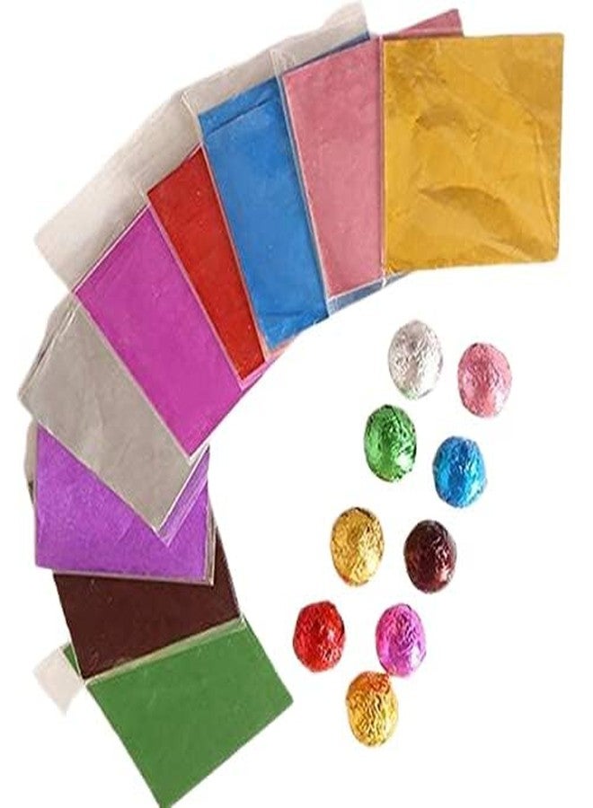 Perfect Pricee Aluminum Chocolate Wrapper Foil Chocolate Candy Wrappers Aluminium Foil Paper Wrapping Papers Square (Mutli Colour) - Image 1