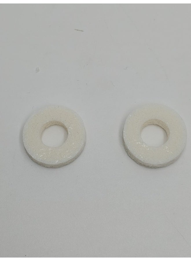 Generic - LegionGoPS4PS5PROXBOXROGPSPortal Rocker Feel Enhancement Buffer Ring Large Quantity Discount-Product Color:A Pair Of White Silicone - Image 1