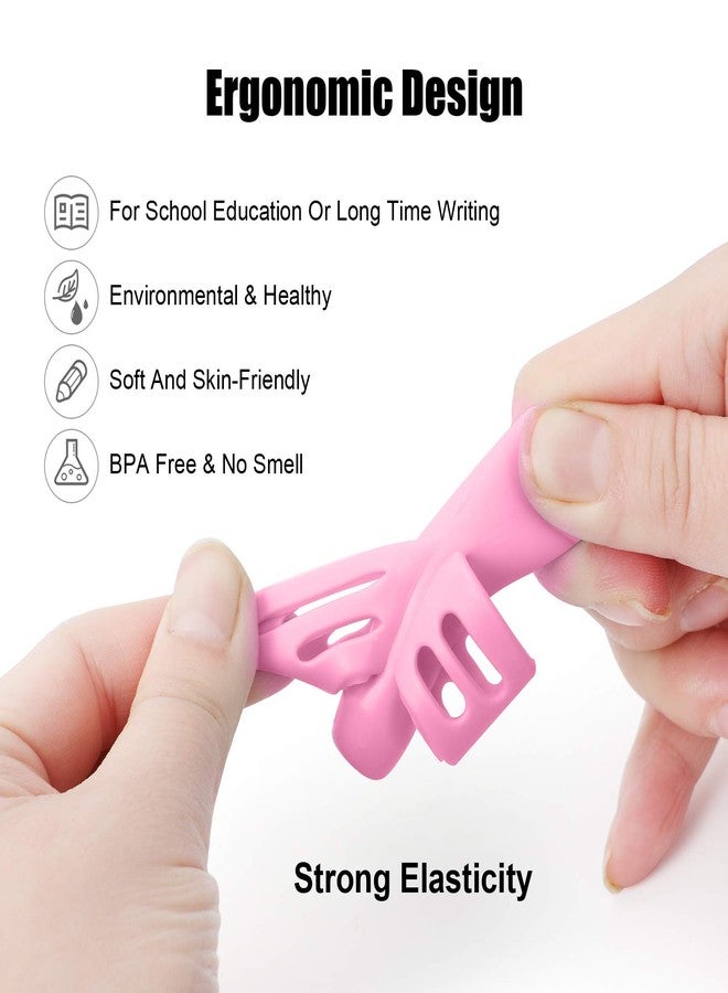 BUSHIBU Pencil Grips for Kids Handwriting, 12 Pcs Toddler Pencil Grippers, Pen Grips Holders for Beginners Preschoolers Children - Image 3