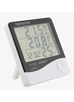 ماركة غير محددة الرقمية LCD الرطوبة درجة الحرارة مقياس الرطوبة مقياس المنبه 