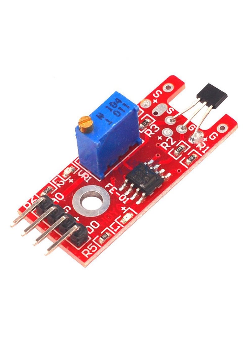 Arduino Hall Sensor Module KY-024 – Magnetic Field & Analog Detection 