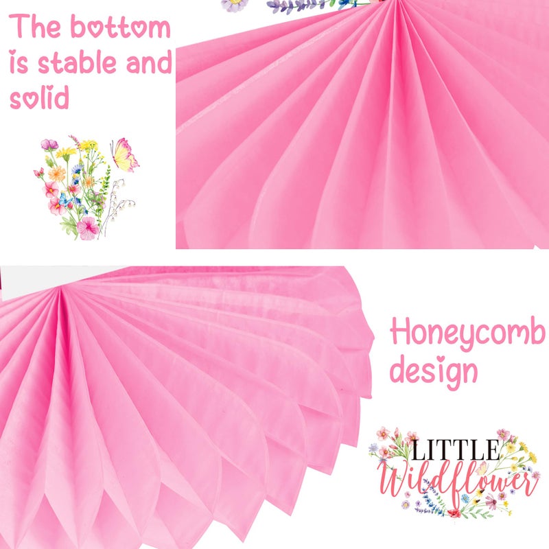umoni Wildflowers Honeycomb Centerpieces Wildflower Birthday Table Decorations 12PCS Spring Wildflower Theme Table Centerpieces for Wedding Little Wildflowers Baby Shower Supplies - Image 4