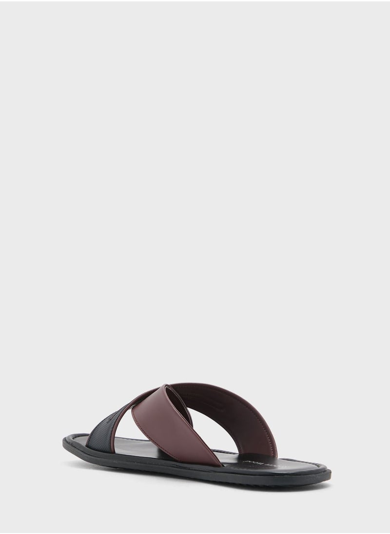 Robert Wood - Cross Strap Sandals - Image 1