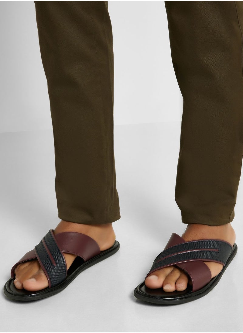 Robert Wood - Cross Strap Sandals - Image 1