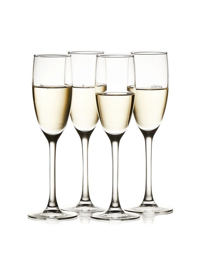 Luminarc Luminarc Glass Champagne Glass - Set of 4, Transparent, 160ml  - Image 1