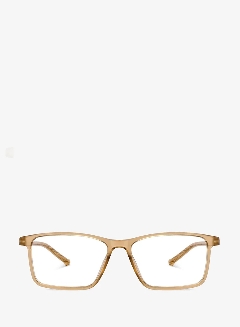 Lenskart Blu LENSKART BLU | Zero Power Blue Cut Computer Glasses | Anti Glare, Lightweight & Blocks Harmful Rays | UV Protection Specs | Men & Women | Medium | LB E14270