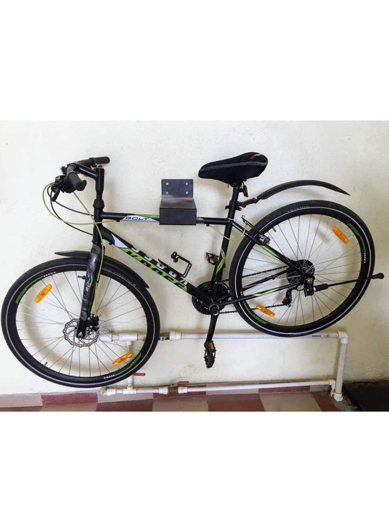THE BESTSELLERS THE BESTSELLERS The Wall Mounted Space Saving Bicycle Stand Black  - Image 1
