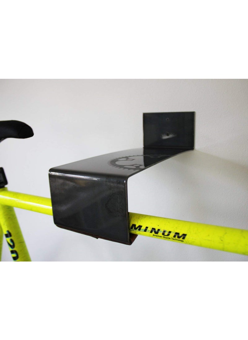 THE BESTSELLERS THE BESTSELLERS The Wall Mounted Space Saving Bicycle Stand Black  - Image 2
