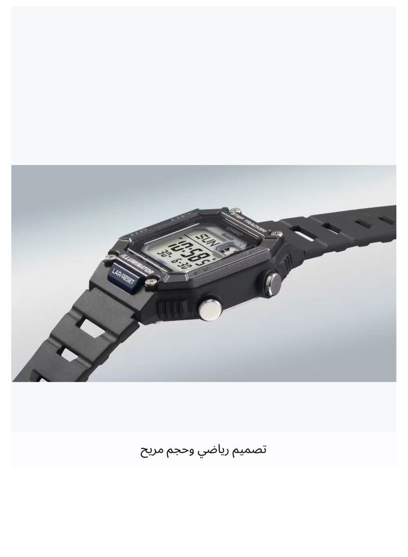 CASIO Digital Step Tracker Unisex Watch WS-B1000-1AVDF - Image 5