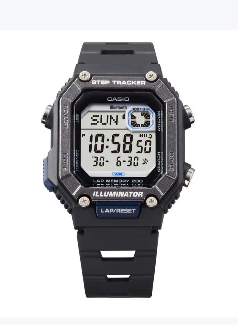 CASIO Digital Step Tracker Unisex Watch WS-B1000-1AVDF - Image 2