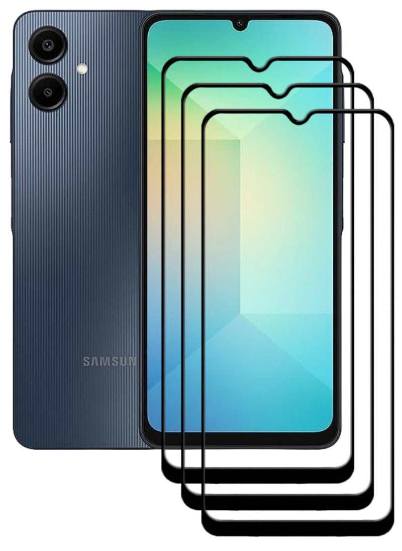 ACLIX 3 Pieces Antistatic ESD Dustproof Premium Quality High Definition Tempered Glass Screen Protector Designed For Samsung Galaxy A06 - Image 1