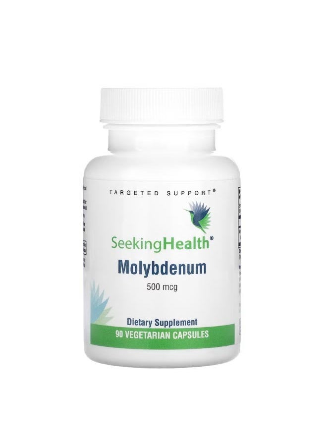 Seeking Health Molybdenum 500 mcg 90 Vegetarian Capsules  - Image 1