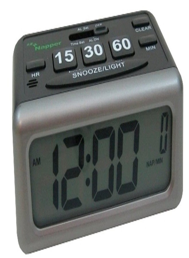 Napper Alarm Clock - Set your Own Nap Time! LCD Screen Display - Image 1