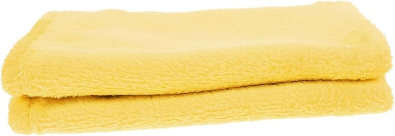 Flannel Fleece Pet Blanket Dog Bedding Solid Color 50x70cm Sunshine - Image 1