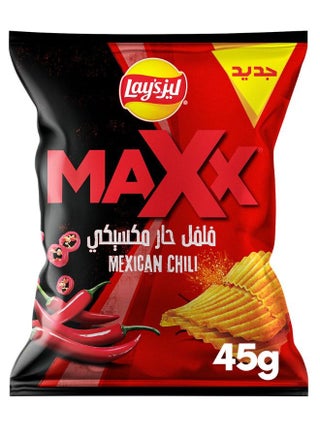 رقائق البطاطس ماكس المكسيكية بالفلفل الحار