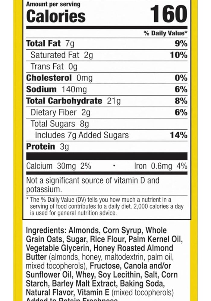 Nature Valley ألواح المكسرات الحلوة والمالحة من ناتشر فالي، الشوكولاتة الداكنة بالفول السوداني واللوز - 15 لوح جرانولا مطاطي، 18 أونصة - Image 2