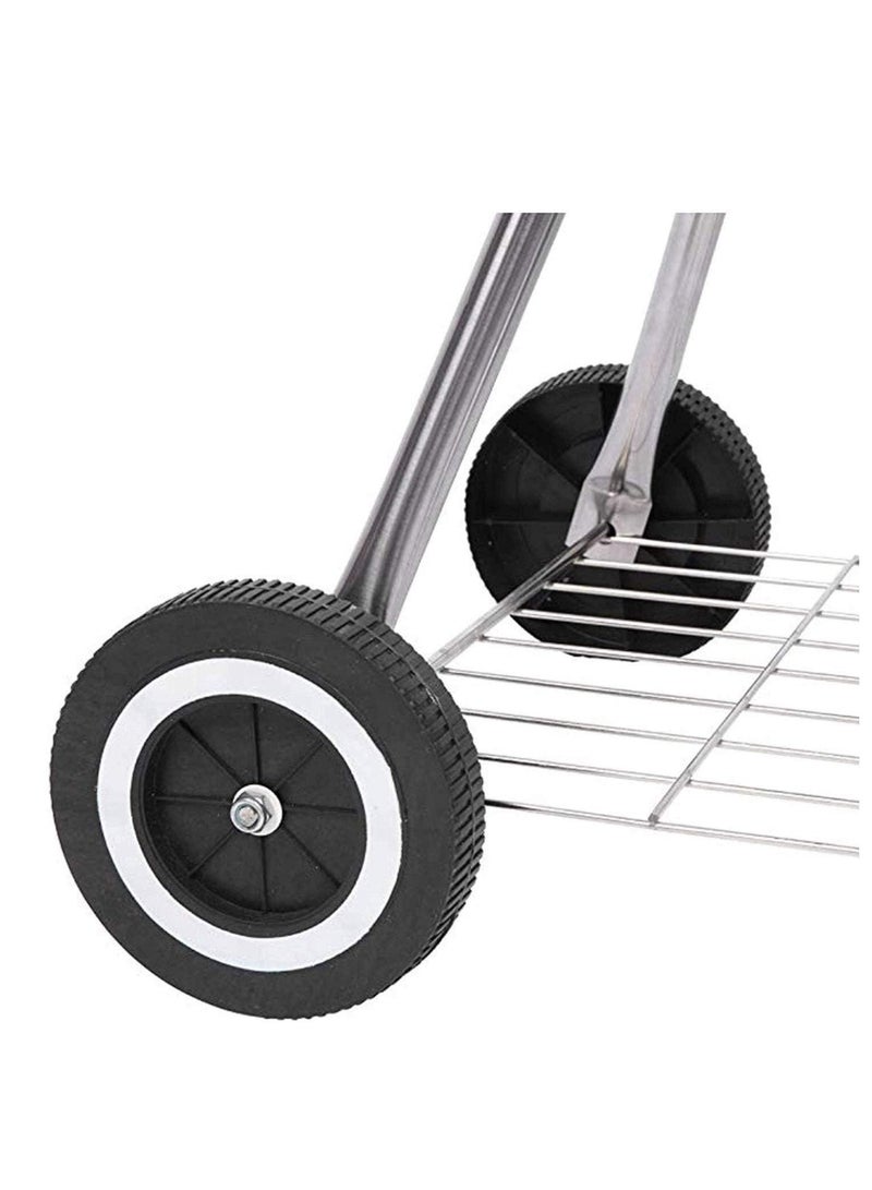 Cool Baby COOLBABY BBQ stand set, Portable and lightweight, Easy to carry Indoor/Outdoor, Easy to assemble, Barbeque stand with Charcoal tray and Lid - Image 5