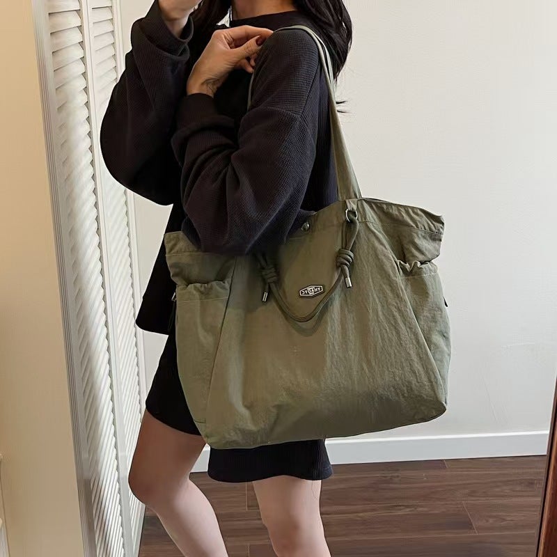 ZIIN Nylon Casual Tote Bag with Multiple Pockets - Image 4