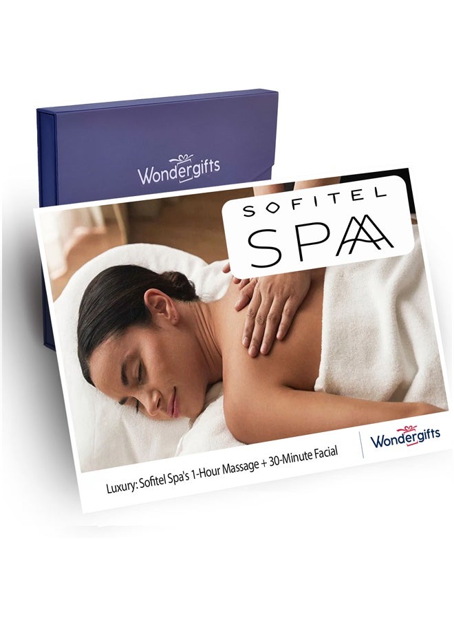 Wondergifts - 1-Hour Massage at Sofitel Spa Dubai Downtown + 30-Minute Facial Experience Gift with Free Spa Voucher - Image 1