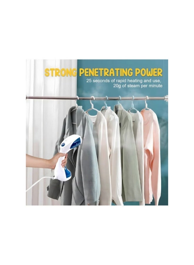 Handheld Garment Steamer 1500W “ 30s Fast Heat-Up, 200ml Detachable Tank, Portable Clothes Steamer & Wrinkle Remover, Travel-Friendly Steam Iron with Anti-Drip & Continuous Steam - Image 3