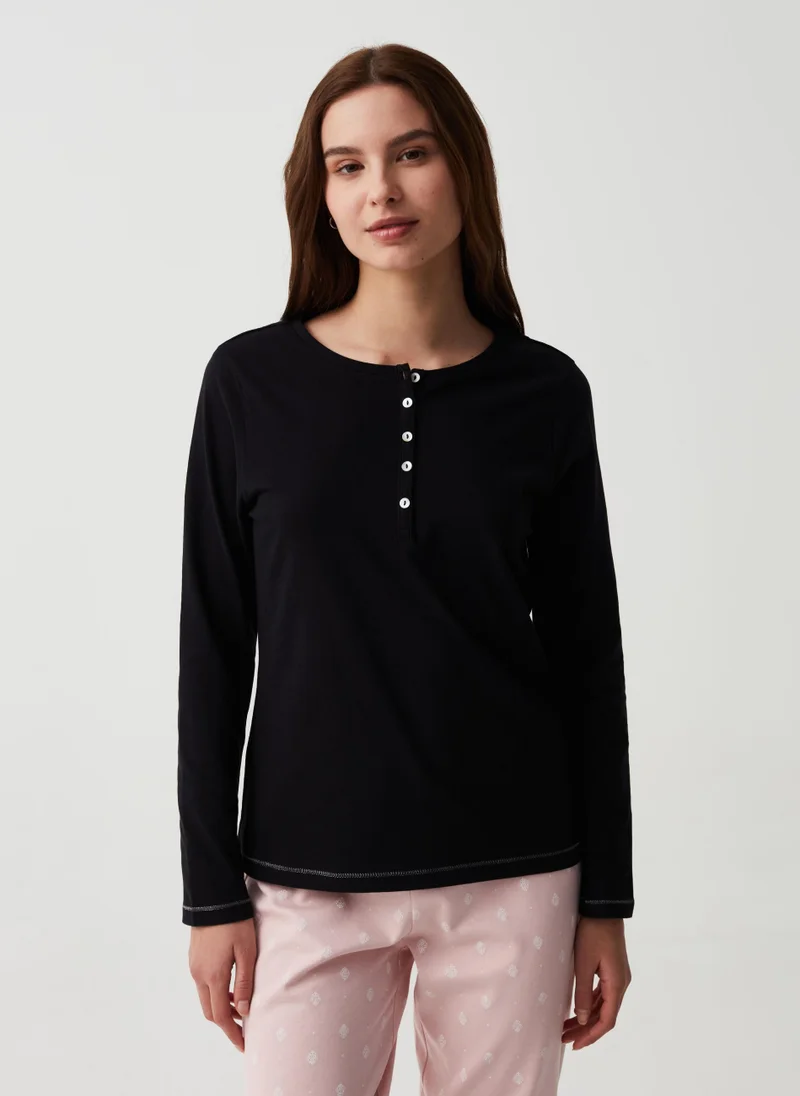 Ovs Pyjama top with granddad neckline.