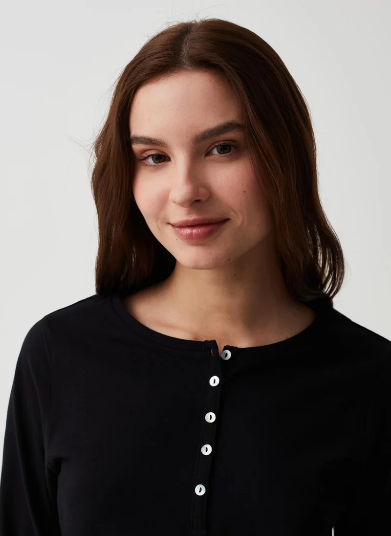 Ovs Pyjama top with granddad neckline.