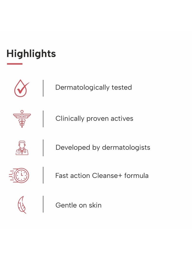 DERMATOUCH Bright & Even Tone Face Wash with Niacinamide, Vitamin E and Kojic Acid | Daily Gentle Face Cleanser For Tan, Pigmentation, Uneven Tone -150G - Image 3