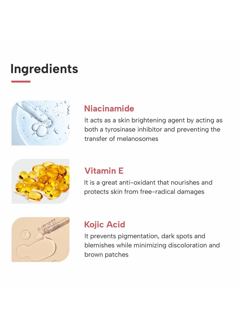 DERMATOUCH Bright & Even Tone Face Wash with Niacinamide, Vitamin E and Kojic Acid | Daily Gentle Face Cleanser For Tan, Pigmentation, Uneven Tone -150G - Image 4