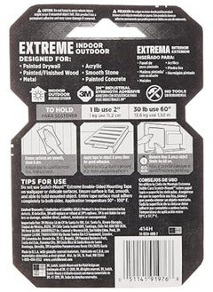 سكوتش شريط التثبيت المزدوج من Scotch Mount Extreme - أحمر 414P، 1 بوصة × 60 بوصة (2,54 سم × 1,52 متر)، 1 لفة/عبوة  - Image 2