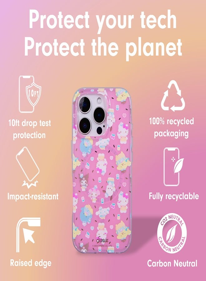 سونيكس جراب Sonix x Sanrio لهاتف iPhone 16 Pro | متوافق مع MagSafe | تم اختباره ضد السقوط من ارتفاع 3 أمتار | صالون آيس كريم هيلو كيتي وأصدقائها - Image 4