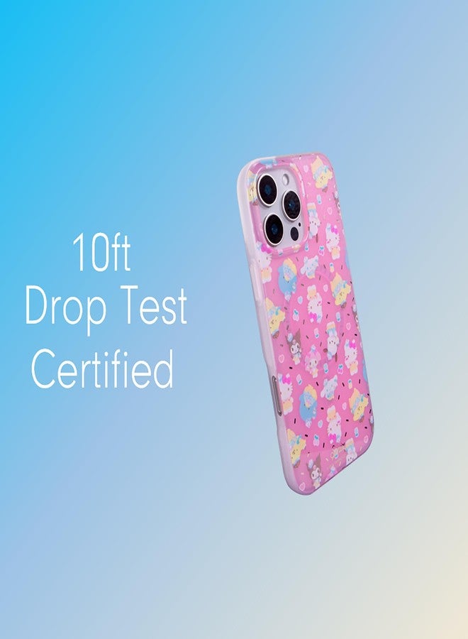 سونيكس جراب Sonix x Sanrio لهاتف iPhone 16 Pro | متوافق مع MagSafe | تم اختباره ضد السقوط من ارتفاع 3 أمتار | صالون آيس كريم هيلو كيتي وأصدقائها - Image 2