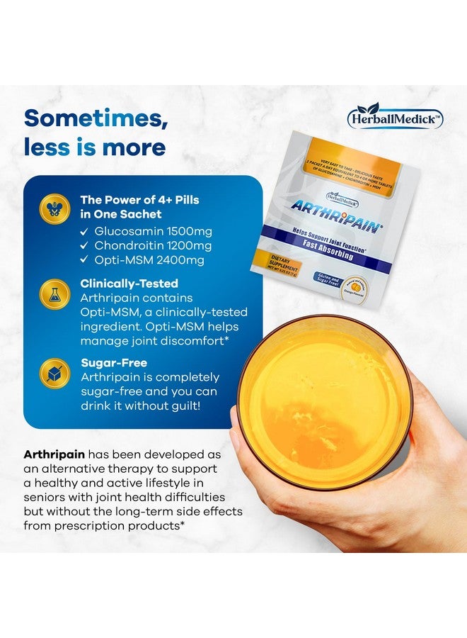 Generic Arthripain - Joint Support Cartilage Repair Supplement - Clinically Tested Joint Juice - Ligament Relief Support - Glucosamine Chondroitin MSM - Swollen Knee Treatment -Sugar-Free - Made in US - 30ct  - Image 5