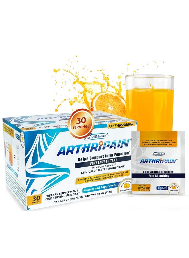Generic Arthripain - Joint Support Cartilage Repair Supplement - Clinically Tested Joint Juice - Ligament Relief Support - Glucosamine Chondroitin MSM - Swollen Knee Treatment -Sugar-Free - Made in US - 30ct  - Image 1