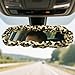 YoRise Soft Plush Car Rear View Mirror Cover Elastic Rearview Mirrors Protector Cute Automotive Rear View Mirror Accessories Universal Car Decorations for Cars Trucks SUVs Leopard - Image 2