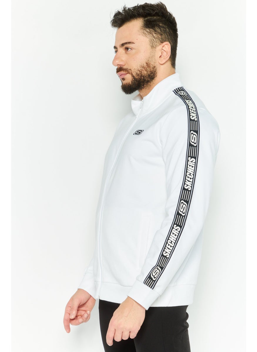 SKECHERS Men Sportswear Fit Training Sweatshirt, Black  - Image 3