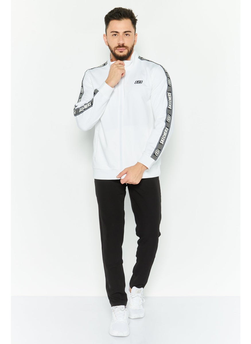 SKECHERS Men Sportswear Fit Training Sweatshirt, Black  - Image 2