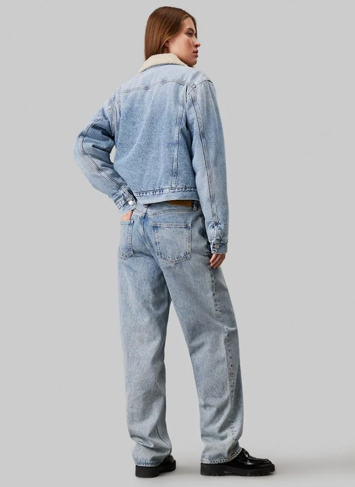كالفن كلاين جينز Regular Sherpa Denim Jacket