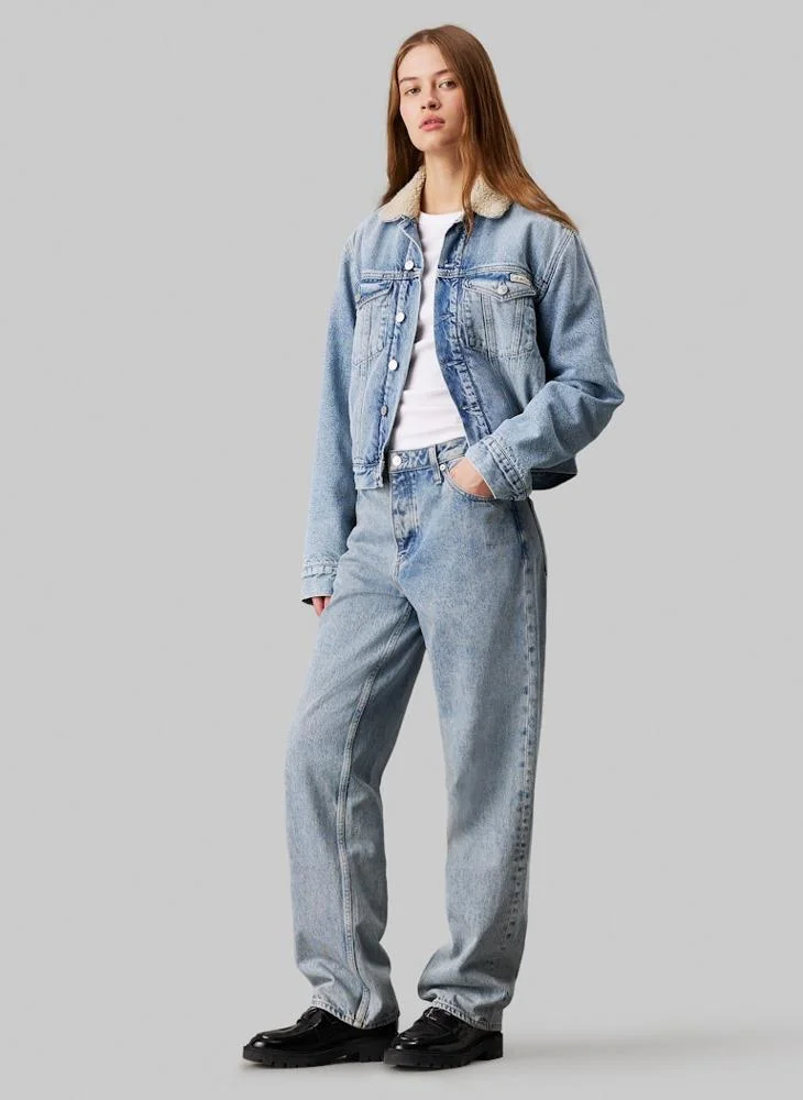 كالفن كلاين جينز Regular Sherpa Denim Jacket