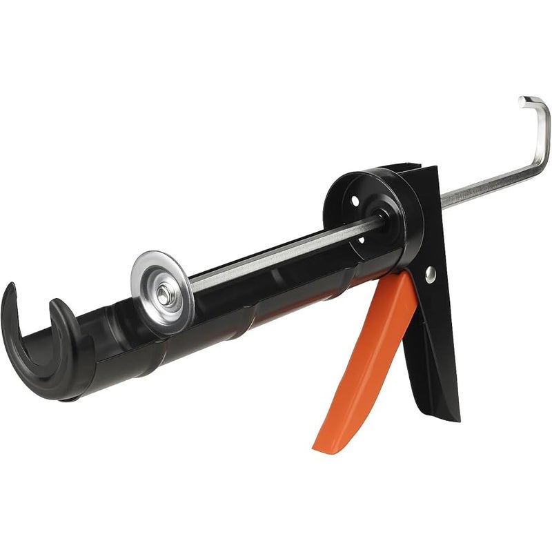 ADAK - Professional Caulking Gun, 10:1 Thrust Ratio, Caulking Gun No Drip, Hand Tool for Silicone & Sealant Application, Smooth Pressure Caulk Gun, Dripless Caulking Gun Tool - Image 1
