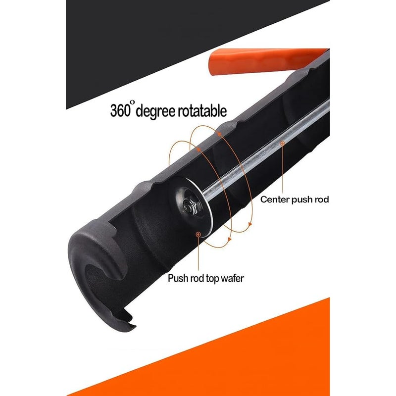 ADAK - Professional Caulking Gun, 10:1 Thrust Ratio, Caulking Gun No Drip, Hand Tool for Silicone & Sealant Application, Smooth Pressure Caulk Gun, Dripless Caulking Gun Tool - Image 3