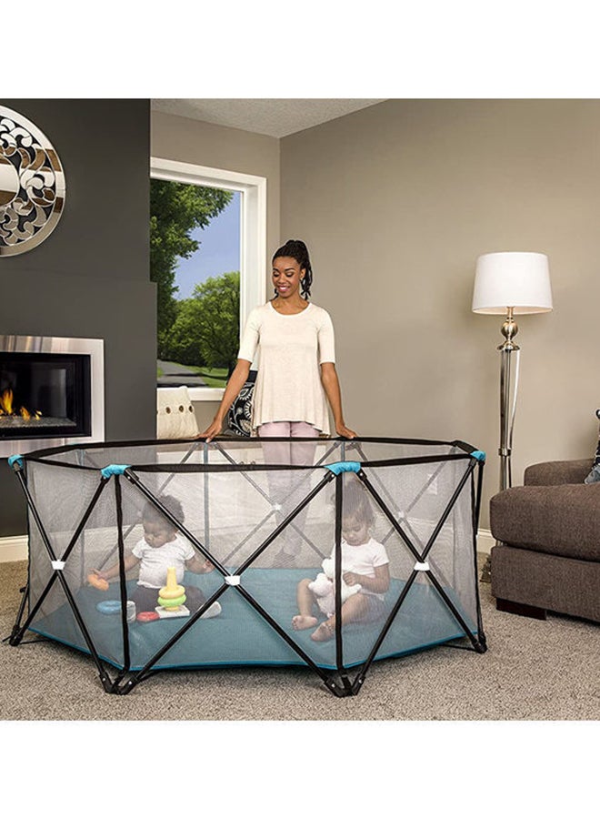 Kidle Deluxe Extra Large Portable Play Yard Indoor And Outdoor Playpen 195x65x75cm - Image 3