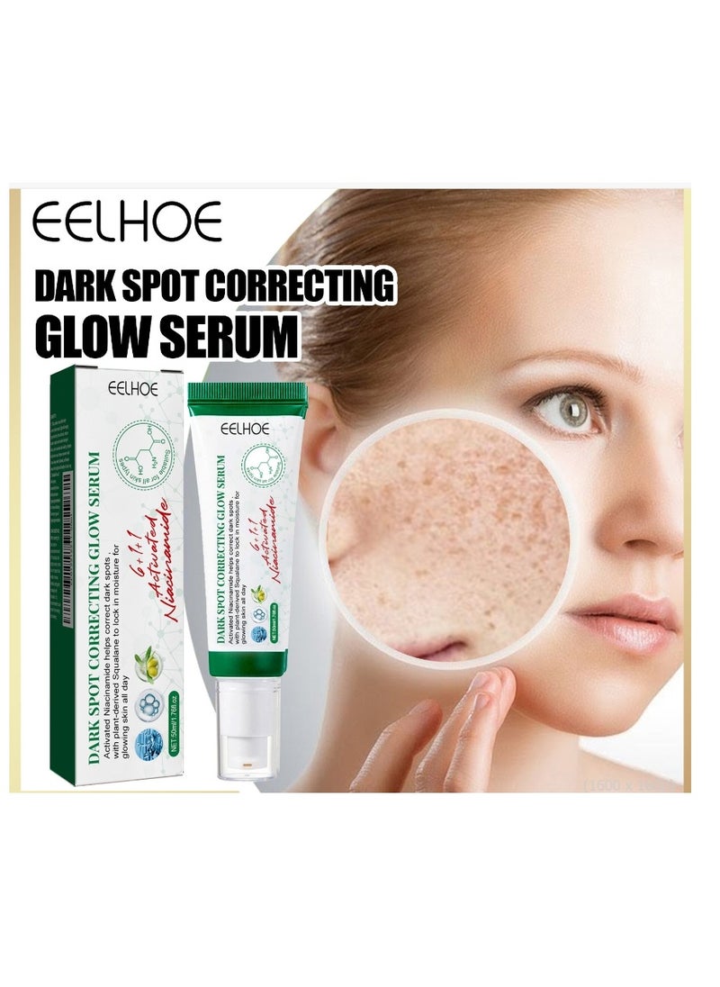 EELHOE - Dark Spot Correcting Glow Serum, For Dark Spots, Brightening, Dark Spot Treatment, Anti-Aging, Acne Scars, Fine Lines, Hyperpigmentation And Dark Circles 50ML - Image 1