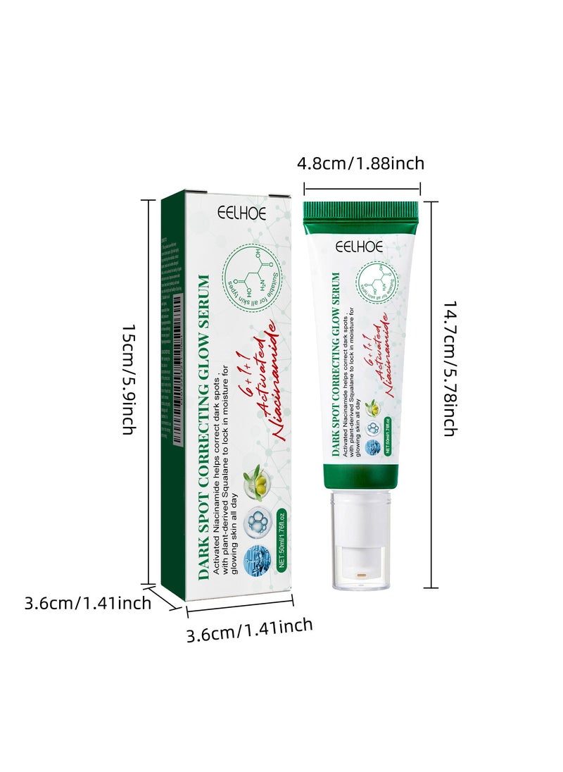 EELHOE - Dark Spot Correcting Glow Serum, For Dark Spots, Brightening, Dark Spot Treatment, Anti-Aging, Acne Scars, Fine Lines, Hyperpigmentation And Dark Circles 50ML - Image 1