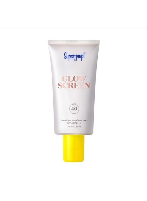 Glowscreen - SPF 40-1.7 fl oz - Glowy Primer + Broad Spectrum Sunscreen - Adds Instant Glow - Helps Filter Blue Light - Boosts Hydration with Hyaluronic Acid, Vitamin B5 & Niacinamide