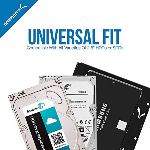 SABRENT 2.5 Inch to 3.5 Inch Internal Hard Disk Drive Mounting Bracket Kit (BK-HDDH) - Image 3