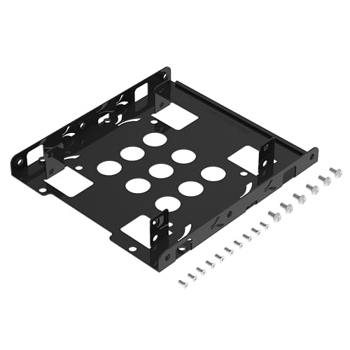 SABRENT 2.5 Inch to 3.5 Inch Internal Hard Disk Drive Mounting Bracket Kit (BK-HDDH) - Image 1